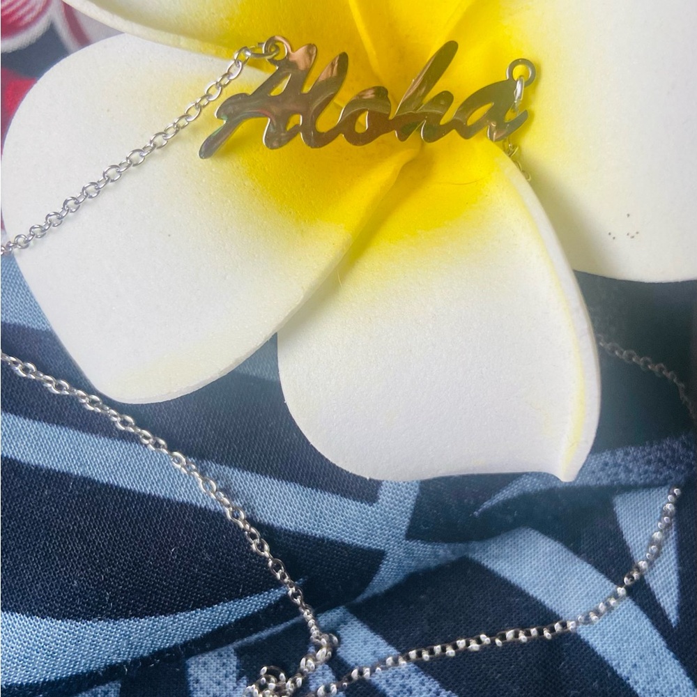 Aloha Silver Necklace